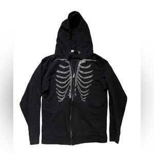 Rhinestone Skeleton Hoodie